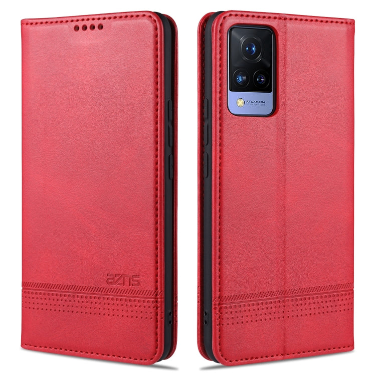 AZNS Magnetic Calf Texture Horizontal Flip Leather Case with Card Slots & Holder & Wallet, For vivo 21, For Xiaomi Redmi Note 10 5G, For Xiaomi Poco M3 Pro 5G