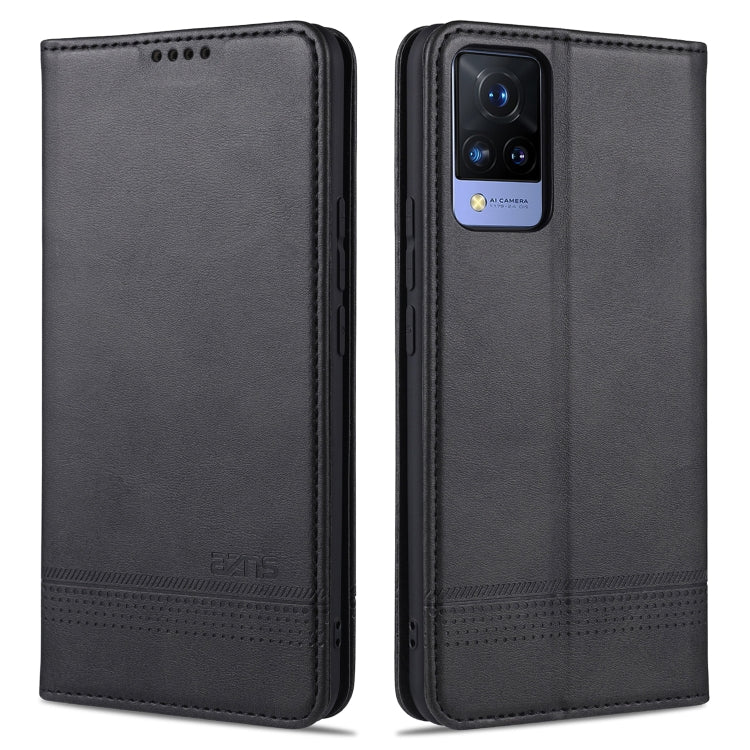 AZNS Magnetic Calf Texture Horizontal Flip Leather Case with Card Slots &amp; Holder &amp; Wallet, For vivo 21, For Xiaomi Redmi Note 10 5G, For Xiaomi Poco M3 Pro 5G