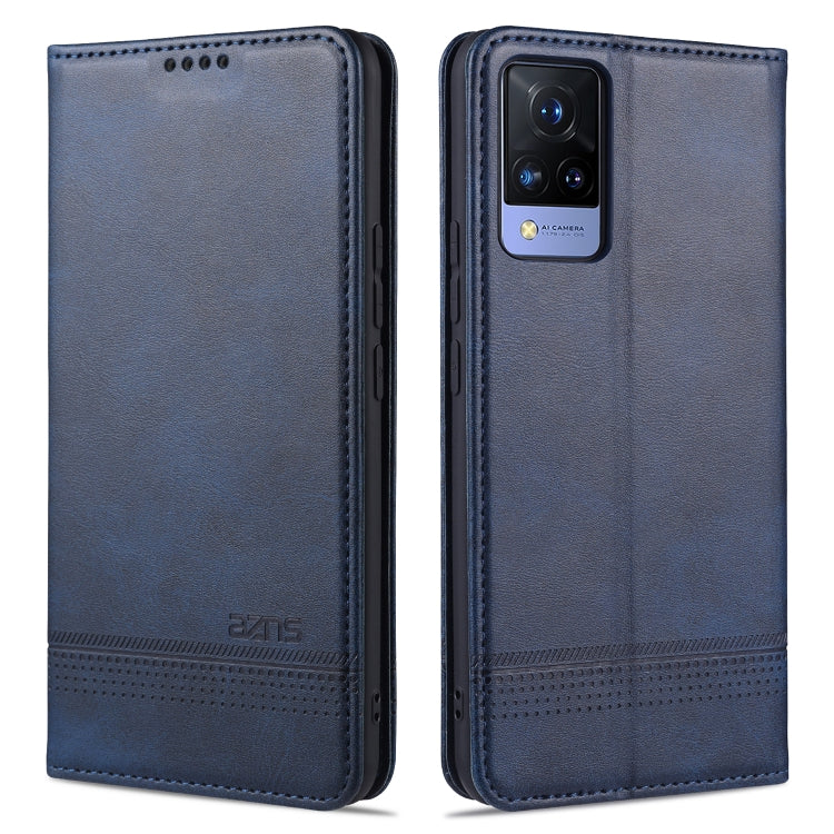 AZNS Magnetic Calf Texture Horizontal Flip Leather Case with Card Slots & Holder & Wallet, For vivo 21, For Xiaomi Redmi Note 10 5G, For Xiaomi Poco M3 Pro 5G