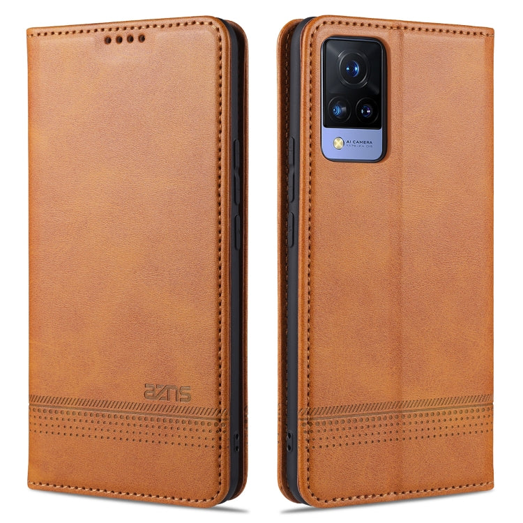 AZNS Magnetic Calf Texture Horizontal Flip Leather Case with Card Slots & Holder & Wallet, For vivo 21, For Xiaomi Redmi Note 10 5G, For Xiaomi Poco M3 Pro 5G