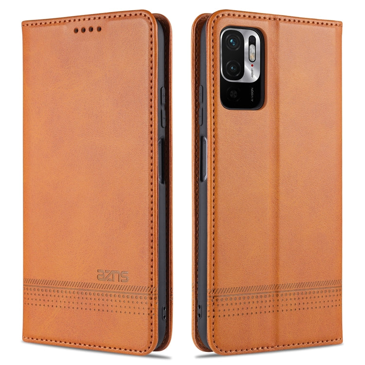 AZNS Magnetic Calf Texture Horizontal Flip Leather Case with Card Slots &amp; Holder &amp; Wallet, For vivo 21, For Xiaomi Redmi Note 10 5G, For Xiaomi Poco M3 Pro 5G