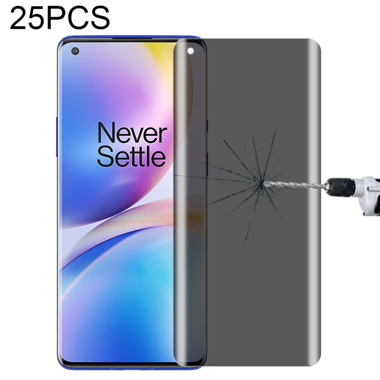 25 PCS 0.3mm 9H Surface Hardness 3D Curved Surface Privacy Glass Film, For Xiaomi Mi 11 (25 PCS), For vivo X50 Pro (25 PCS), For OPPO Reno5 Pro 5G (25 PCS), For OnePlus 8 Pro (25 PCS), For Meizu 18 Pro / 18s Pro (25 PCS), For OPPO Reno6 Pro 5G (25 PCS)...