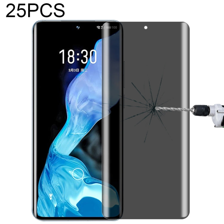 25 PCS 0.3mm 9H Surface Hardness 3D Curved Surface Privacy Glass Film, For Xiaomi Mi 11 (25 PCS), For vivo X50 Pro (25 PCS), For OPPO Reno5 Pro 5G (25 PCS), For OnePlus 8 Pro (25 PCS), For Meizu 18 Pro / 18s Pro (25 PCS), For OPPO Reno6 Pro 5G (25 PCS)...