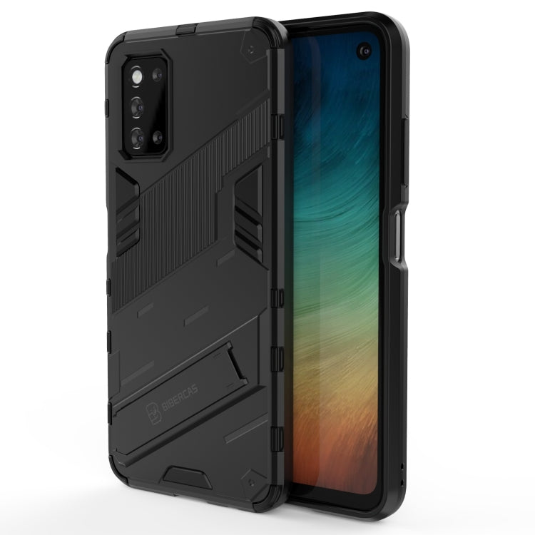 Punk Armor 2 in 1 PC + TPU Shockproof Case with Invisible Holder, For vivo S9e, For Samsung Galaxy F52 5G