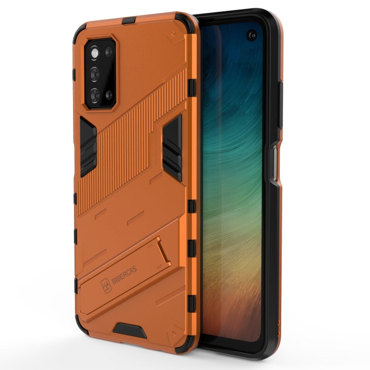 Punk Armor 2 in 1 PC + TPU Shockproof Case with Invisible Holder, For vivo S9e, For Samsung Galaxy F52 5G