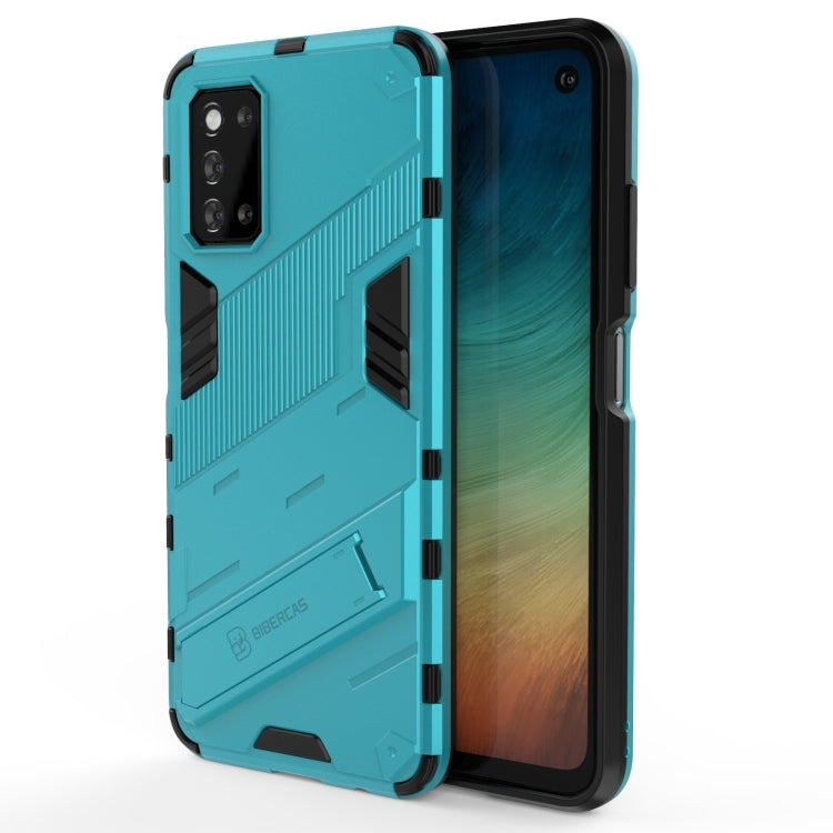 Punk Armor 2 in 1 PC + TPU Shockproof Case with Invisible Holder, For vivo S9e, For Samsung Galaxy F52 5G