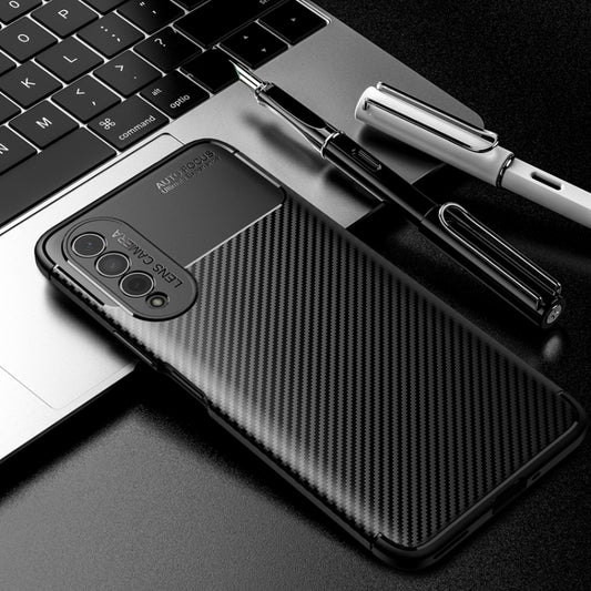 Carbon Fiber Texture Shockproof TPU Case, For Honor X20 SE, For OPPO Reno6 Pro+ 5G, For OPPO Reno6 Pro 5G, For OPPO Reno6 5G