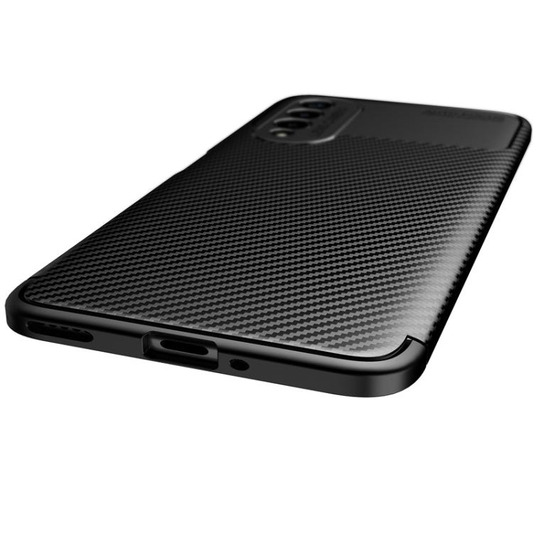 Carbon Fiber Texture Shockproof TPU Case, For Honor X20 SE