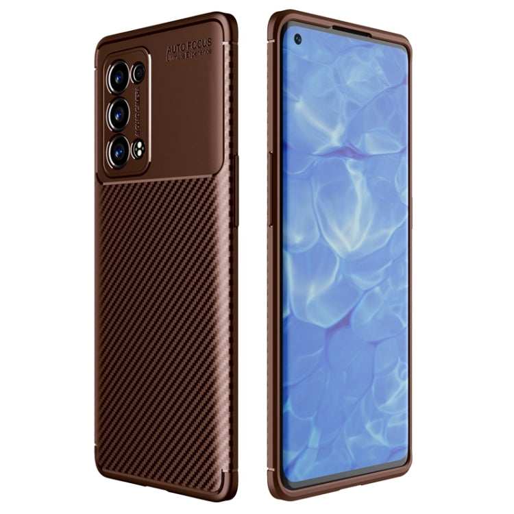 Carbon Fiber Texture Shockproof TPU Case, For Honor X20 SE, For OPPO Reno6 Pro+ 5G, For OPPO Reno6 Pro 5G, For OPPO Reno6 5G