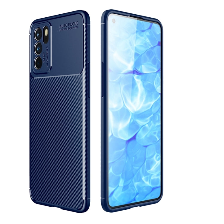 Carbon Fiber Texture Shockproof TPU Case, For Honor X20 SE, For OPPO Reno6 Pro+ 5G, For OPPO Reno6 Pro 5G, For OPPO Reno6 5G