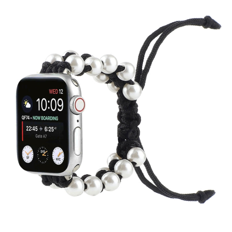 Umbrella Rope Bead Nylon Replacement Watchbands For Apple Watch Series 6 & SE &, For Apple Watch Ultra 49mm / Series 8&7 45mm / SE 2&6&SE&5&4 44mm / 3&2&1 42mm, For Apple Watch Series 8&7 41mm / SE 2&6&SE&5&4 40mm / 3&2&1 38mm