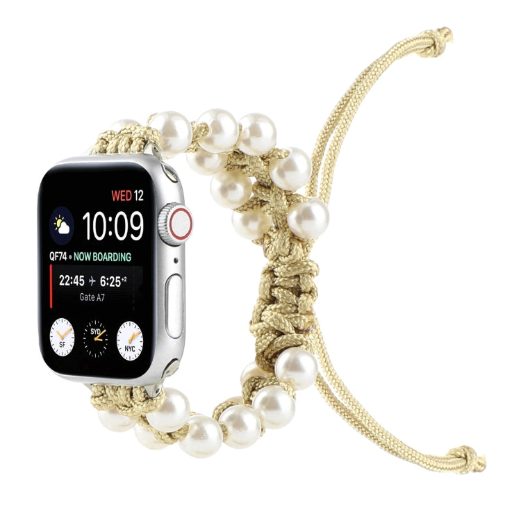 Umbrella Rope Bead Nylon Replacement Watchbands For Apple Watch Series 6 & SE &, For Apple Watch Ultra 49mm / Series 8&7 45mm / SE 2&6&SE&5&4 44mm / 3&2&1 42mm, For Apple Watch Series 8&7 41mm / SE 2&6&SE&5&4 40mm / 3&2&1 38mm