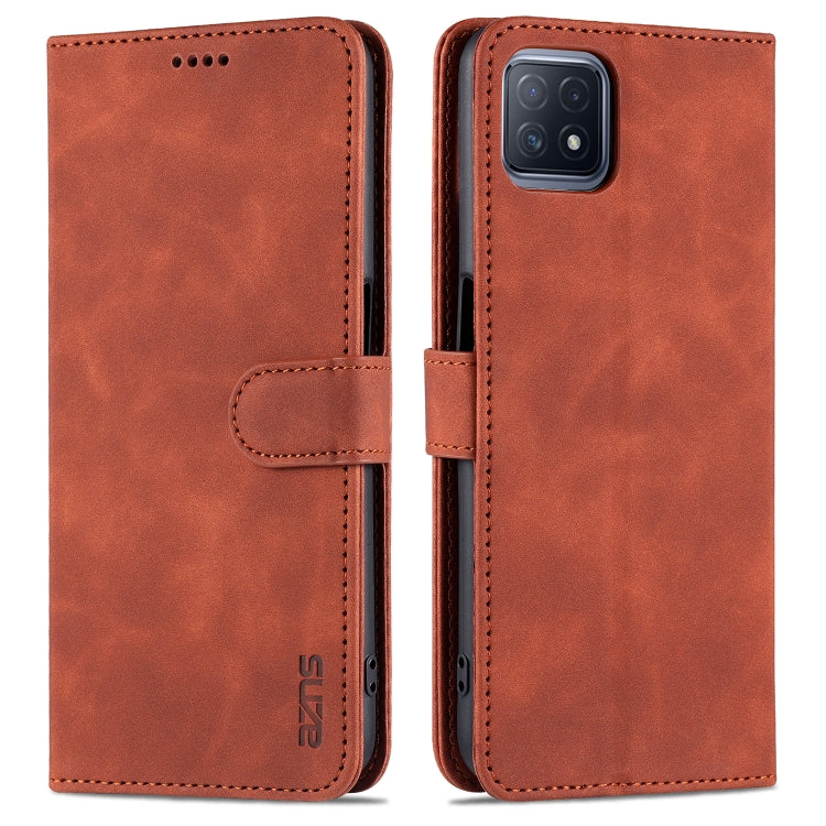 AZNS Skin Feel Calf Texture Horizontal Flip Leather Case with Card Slots &amp; Holder &amp; Wallet, For OPPO A72 5G / A52 5G, For OPPO A94 5G / A95 5G / Reno5Z 5G / F19 Pro+, For OPPO Reno5 / Reno5 K