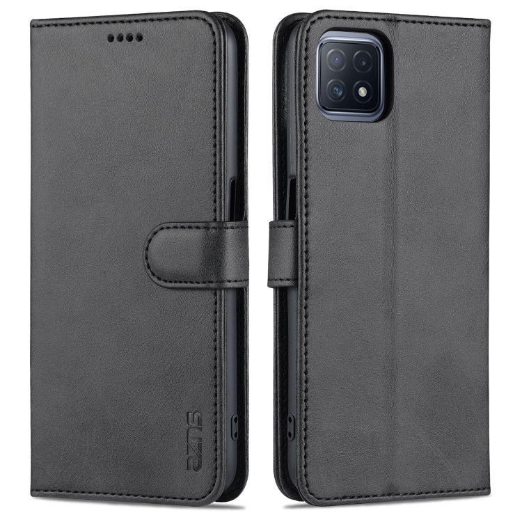 AZNS Skin Feel Calf Texture Horizontal Flip Leather Case with Card Slots &amp; Holder &amp; Wallet, For OPPO A72 5G / A52 5G, For OPPO A94 5G / A95 5G / Reno5Z 5G / F19 Pro+, For OPPO Reno5 / Reno5 K