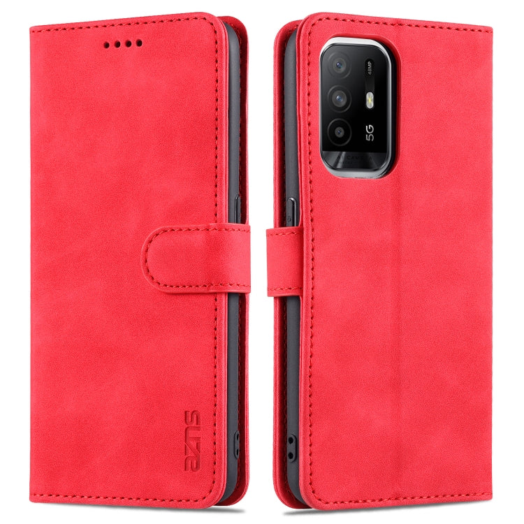 AZNS Skin Feel Calf Texture Horizontal Flip Leather Case with Card Slots &amp; Holder &amp; Wallet, For OPPO A72 5G / A52 5G, For OPPO A94 5G / A95 5G / Reno5Z 5G / F19 Pro+, For OPPO Reno5 / Reno5 K