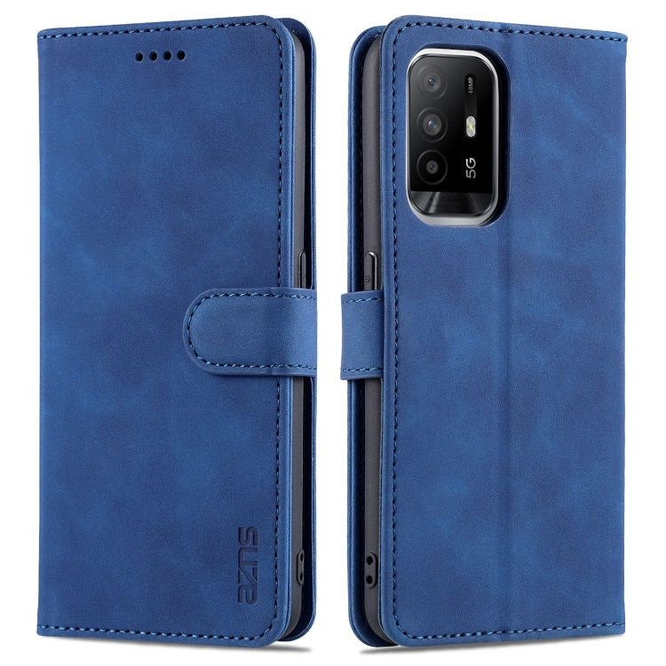 AZNS Skin Feel Calf Texture Horizontal Flip Leather Case with Card Slots &amp; Holder &amp; Wallet, For OPPO A72 5G / A52 5G, For OPPO A94 5G / A95 5G / Reno5Z 5G / F19 Pro+, For OPPO Reno5 / Reno5 K