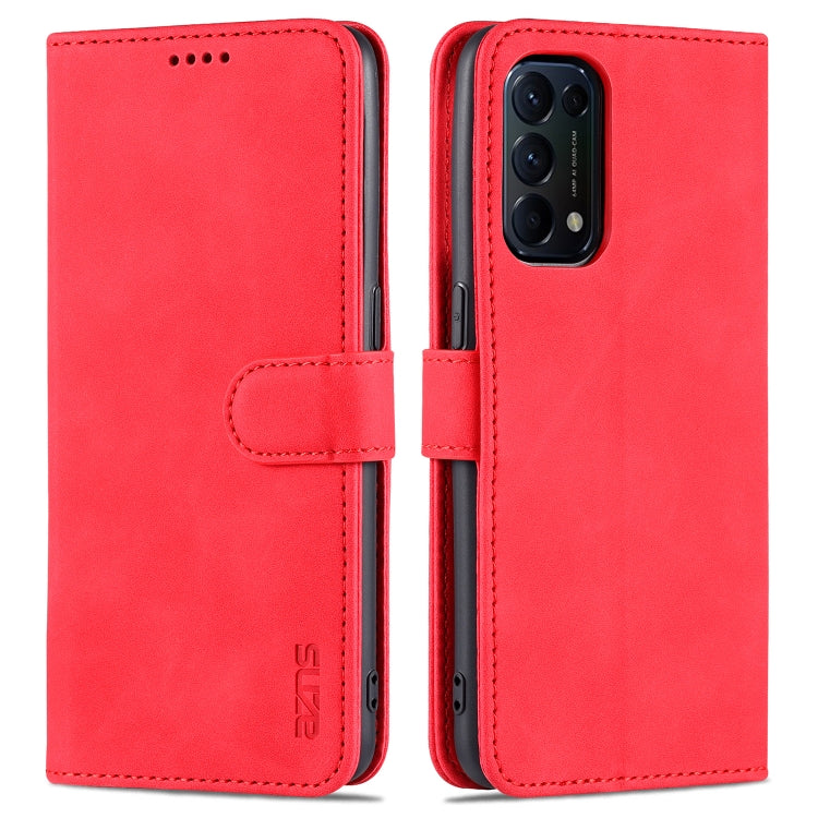 AZNS Skin Feel Calf Texture Horizontal Flip Leather Case with Card Slots &amp; Holder &amp; Wallet, For OPPO A72 5G / A52 5G, For OPPO A94 5G / A95 5G / Reno5Z 5G / F19 Pro+, For OPPO Reno5 / Reno5 K