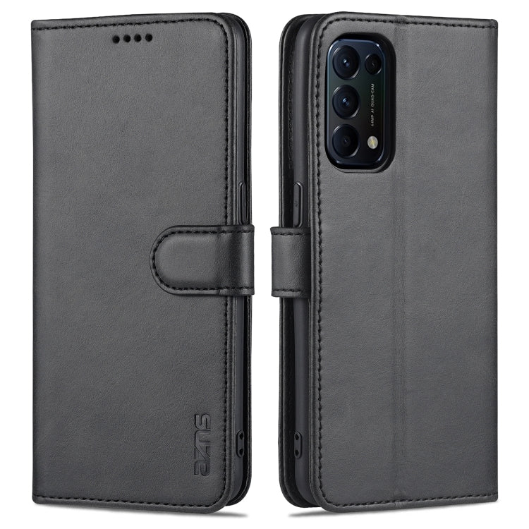 AZNS Skin Feel Calf Texture Horizontal Flip Leather Case with Card Slots &amp; Holder &amp; Wallet, For OPPO A72 5G / A52 5G, For OPPO A94 5G / A95 5G / Reno5Z 5G / F19 Pro+, For OPPO Reno5 / Reno5 K