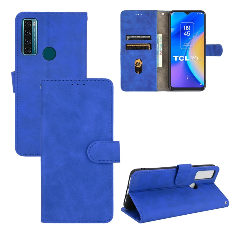 Solid Color Skin Feel Magnetic Buckle Horizontal Flip Calf Texture PU Leather Case with Holder &amp; Card Slots &amp; Wallet