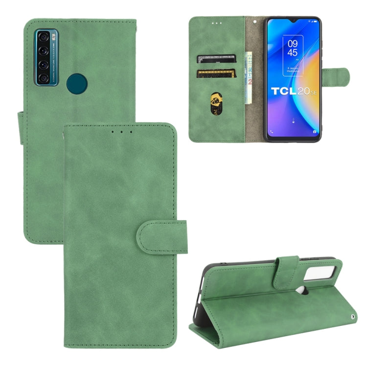 Solid Color Skin Feel Magnetic Buckle Horizontal Flip Calf Texture PU Leather Case with Holder & Card Slots & Wallet