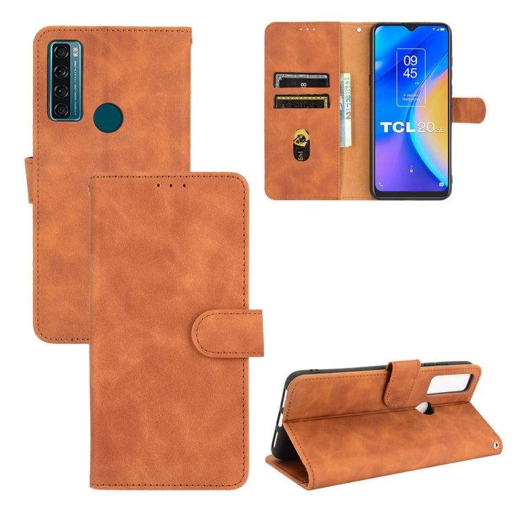 Solid Color Skin Feel Magnetic Buckle Horizontal Flip Calf Texture PU Leather Case with Holder &amp; Card Slots &amp; Wallet