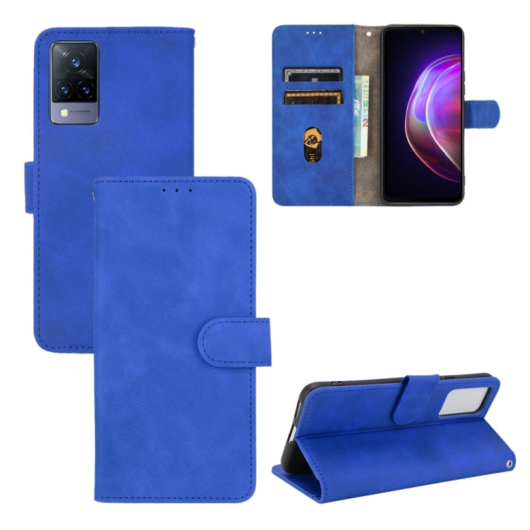 Solid Color Skin Feel Magnetic Buckle Horizontal Flip Calf Texture PU Leather Case with Holder &amp; Card Slots &amp; Wallet