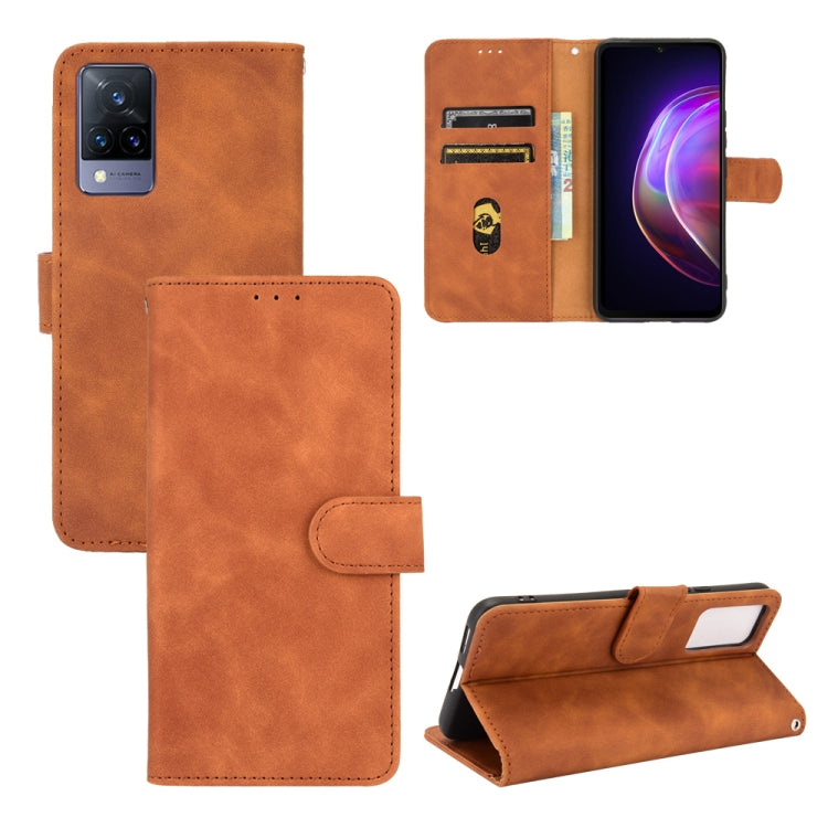 Solid Color Skin Feel Magnetic Buckle Horizontal Flip Calf Texture PU Leather Case with Holder &amp; Card Slots &amp; Wallet