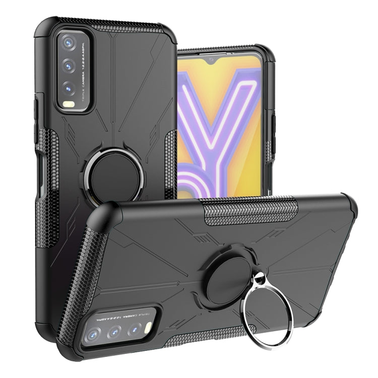 Armor Bear Shockproof PC + TPU Protective Case with Ring Holder, For Xiaomi Redmi Note 10, For Motorola  Moto G30, For vivo Y20