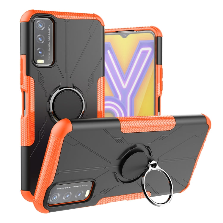 Armor Bear Shockproof PC + TPU Protective Case with Ring Holder, For Xiaomi Redmi Note 10, For Motorola  Moto G30, For vivo Y20