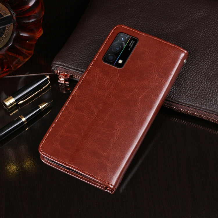 idewei Crazy Horse Texture Horizontal Flip Leather Case with Holder &amp; Card Slots &amp; Wallet, For OPPO K9 5G, For OPPO Realme Narzo 30A, For OPPO Reno5 A Japanese Version, For OPPO Reno 6 Pro, For vivo X60 / X60 (Curved Screen Version)