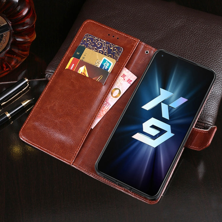 idewei Crazy Horse Texture Horizontal Flip Leather Case with Holder &amp; Card Slots &amp; Wallet, For OPPO K9 5G, For OPPO Realme Narzo 30A, For OPPO Reno5 A Japanese Version, For OPPO Reno 6 Pro, For vivo X60 / X60 (Curved Screen Version)