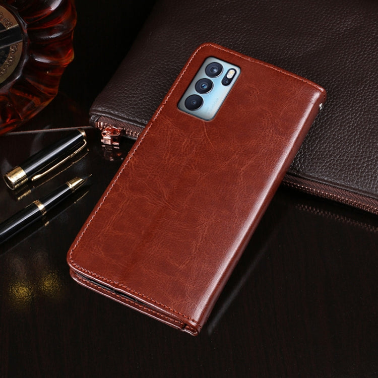 idewei Crazy Horse Texture Horizontal Flip Leather Case with Holder &amp; Card Slots &amp; Wallet, For OPPO Reno 6 Pro 5G, For vivo V21 5G, For OPPO Reno5 A (Japanese Version), For vivo X60 / X60 Curved Screen Version