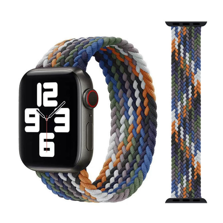 Metal Head Braided Nylon Replacement Watchbands, Size: XS 128mm For Apple Watch Series 6 &amp; SE &amp; 5 &amp; 4 40mm / 3 &amp; 2 &amp; 1 38mm, XS 128mm 40mm / 38mm