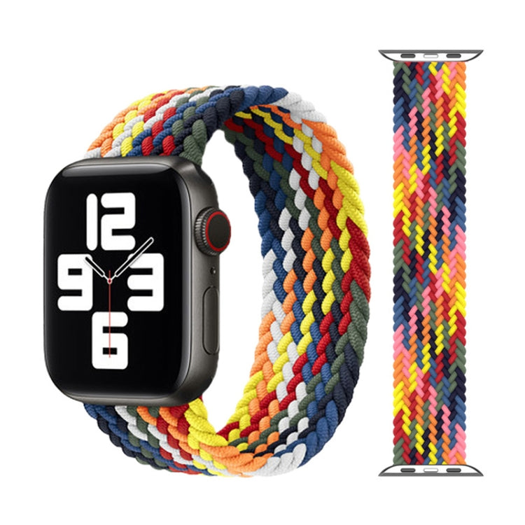 Metal Head Braided Nylon Replacement Watchbands, Size: XS 128mm For Apple Watch Series 6 &amp; SE &amp; 5 &amp; 4 40mm / 3 &amp; 2 &amp; 1 38mm, XS 128mm 40mm / 38mm