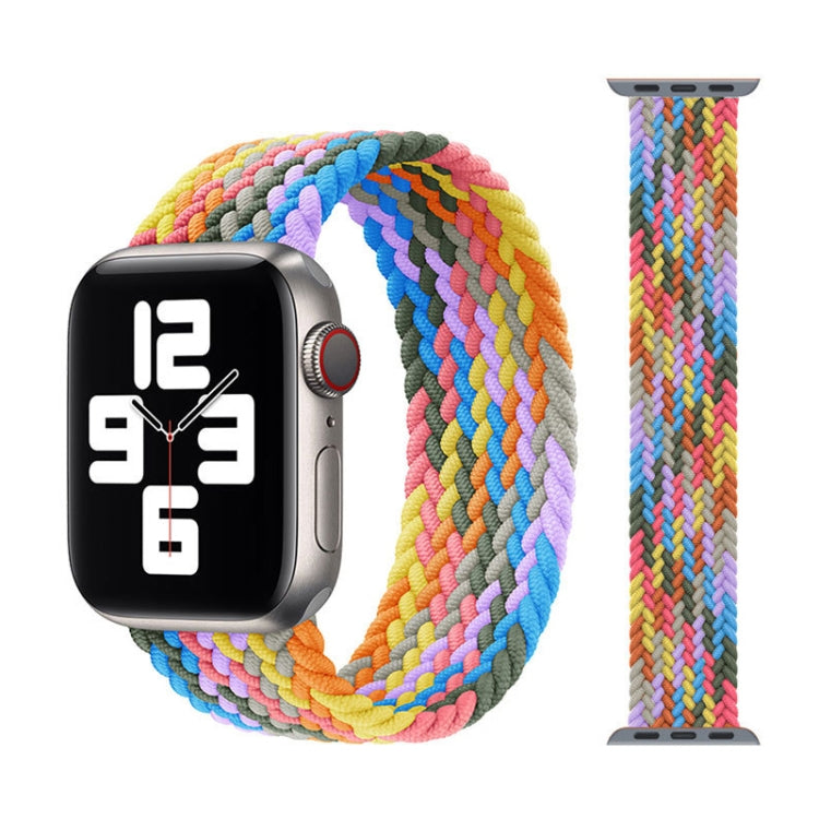 Metal Head Braided Nylon Replacement Watchbands, Size: XS 128mm For Apple Watch Series 6 &amp; SE &amp; 5 &amp; 4 40mm / 3 &amp; 2 &amp; 1 38mm, XS 128mm 40mm / 38mm