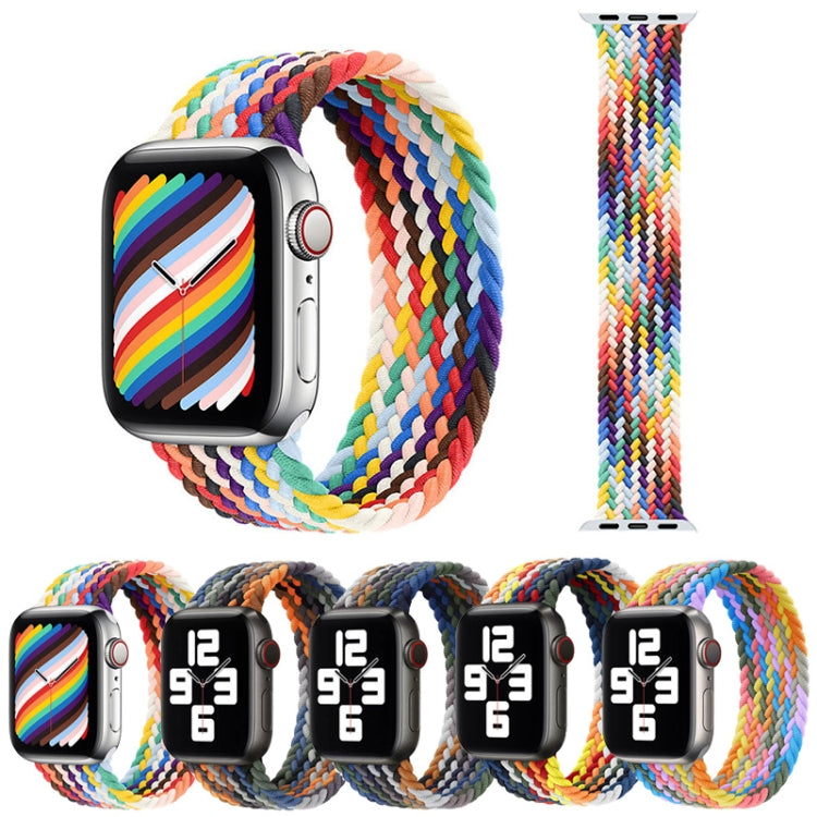 Metal Head Braided Nylon Replacement Watchbands, Size: XS 128mm For Apple Watch Series 6 &amp; SE &amp; 5 &amp; 4 40mm / 3 &amp; 2 &amp; 1 38mm, XS 128mm 40mm / 38mm