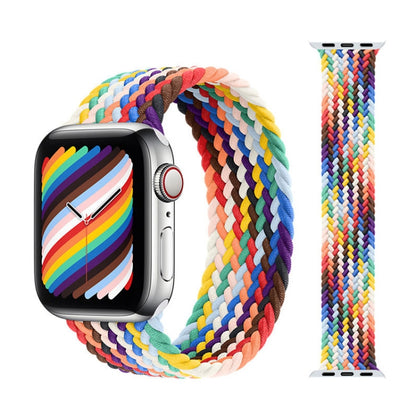 Metal Head Braided Nylon Replacement Watchbands, Size: S 135mm For Apple Watch Series 6 & SE & 5 & 4 40mm / 3 & 2 & 1 38mm, S 135mm 40mm / 38mm