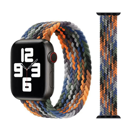 Metal Head Braided Nylon Replacement Watchbands, Size: S 135mm For Apple Watch Series 6 & SE & 5 & 4 40mm / 3 & 2 & 1 38mm, S 135mm 40mm / 38mm
