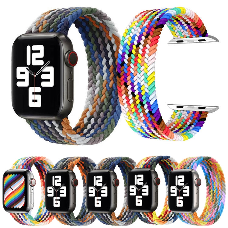 Metal Head Braided Nylon Replacement Watchbands, Size: XS 135mm For Apple Watch Series 6 &amp; SE &amp; 5 &amp; 4 44mm / 3 &amp; 2 &amp; 1 42mm, XS 135mm 44mm / 42mm