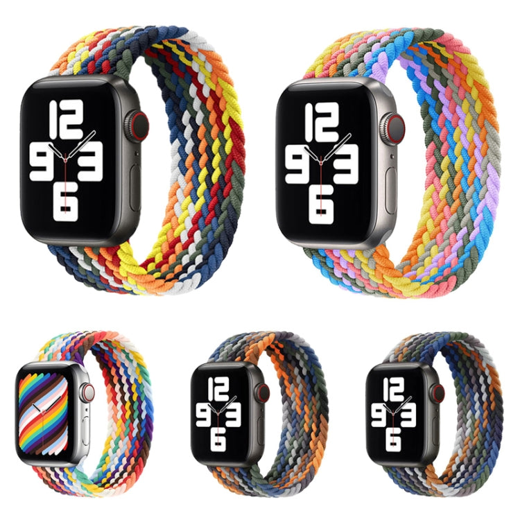 Metal Head Braided Nylon Replacement Watchbands, Size: L 165mm For Apple Watch Series 6 &amp; SE &amp; 5 &amp; 4 44mm / 3 &amp; 2 &amp; 1 42mm, L 165mm 44mm / 42mm