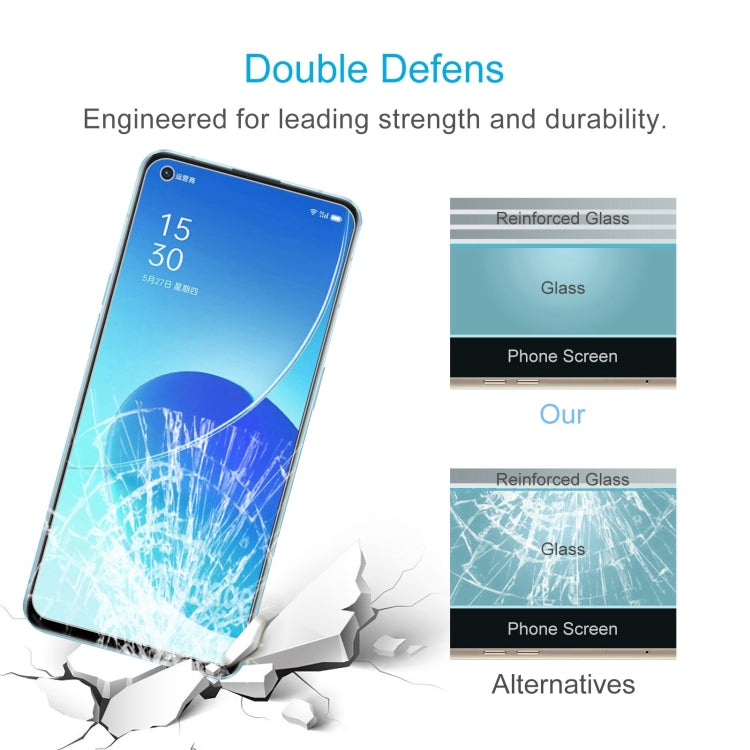 0.26mm 9H 2.5D Tempered Glass Film, For OPPO Reno6 5G / Reno7 5G / Reno7 SE 5G (1 PC)