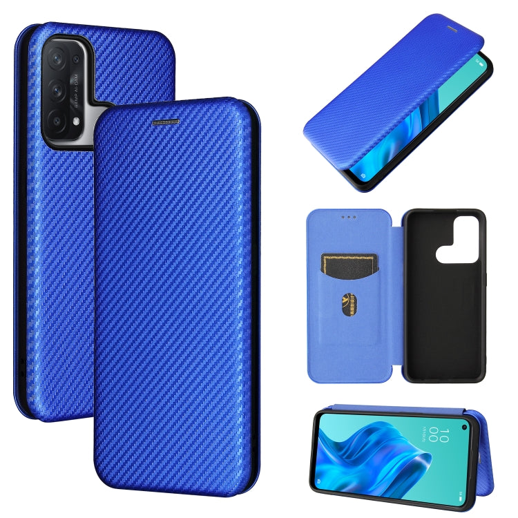 Carbon Fiber Texture Magnetic Horizontal Flip TPU + PC + PU Leather Case with Card Slot