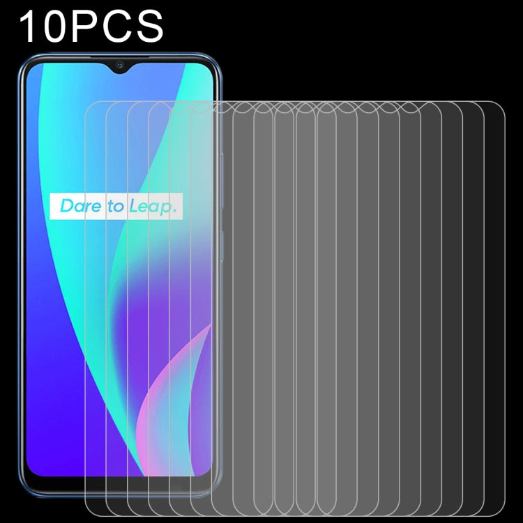 10 PCS 0.26mm 9H 2.5D Tempered Glass Film, For OPPO Realme C25 (10 PCS), For OPPO Realme C21 (10 PCS), For OPPO Realme C15 (10 PCS), For OPPO Realme C12 (10 PCS), For OPPO Realme Q3 Pro Carnival / Q3 Pro 5G (10 PCS), For OPPO Realme C20 (10 PCS)