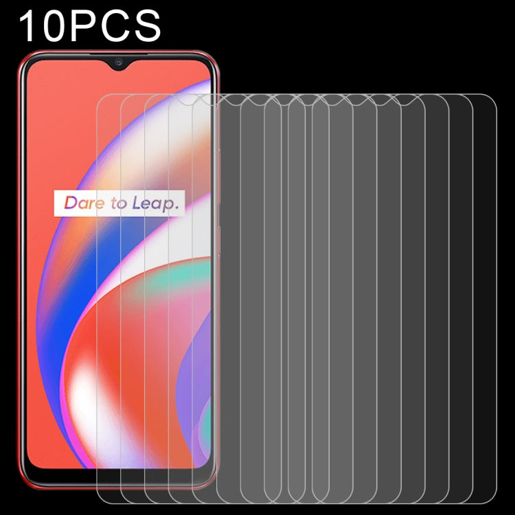 10 PCS 0.26mm 9H 2.5D Tempered Glass Film, For OPPO Realme C25 (10 PCS), For OPPO Realme C21 (10 PCS), For OPPO Realme C15 (10 PCS), For OPPO Realme C12 (10 PCS), For OPPO Realme Q3 Pro Carnival / Q3 Pro 5G (10 PCS), For OPPO Realme C20 (10 PCS)