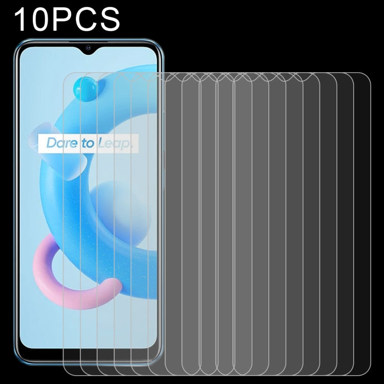 10 PCS 0.26mm 9H 2.5D Tempered Glass Film, For OPPO Realme C25 (10 PCS), For OPPO Realme C21 (10 PCS), For OPPO Realme C15 (10 PCS), For OPPO Realme C12 (10 PCS), For OPPO Realme Q3 Pro Carnival / Q3 Pro 5G (10 PCS), For OPPO Realme C20 (10 PCS)