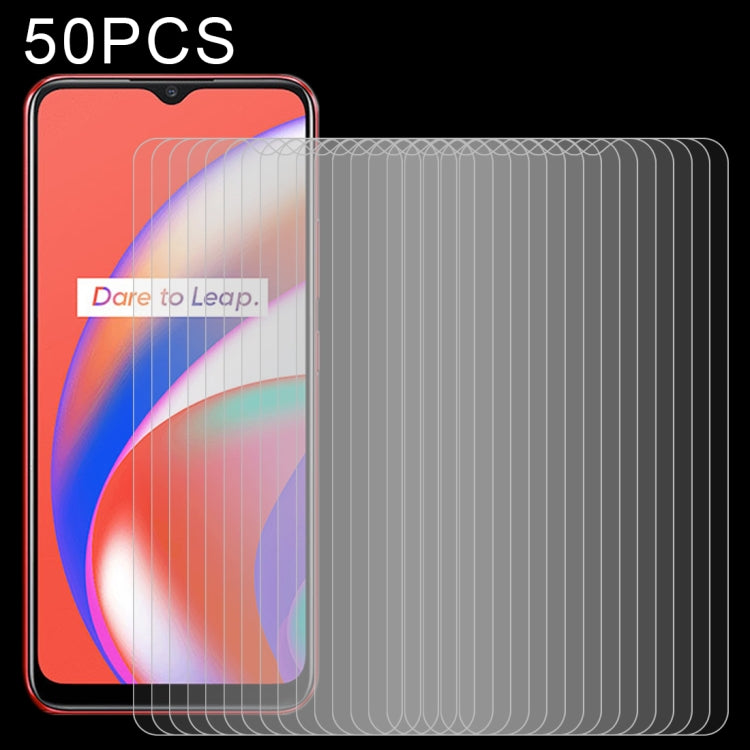 50 PCS 0.26mm 9H 2.5D Tempered Glass Film, For OPPO Realme C25 (50 PCS), For OPPO Realme C21 (50 PCS), For OPPO Realme C15 (50 PCS), For OPPO Realme C12 (50 PCS), For OPPO Realme Q3 Pro Carnival / Q3 Pro 5G (50 PCS), For OPPO Realme C20 (50 PCS)