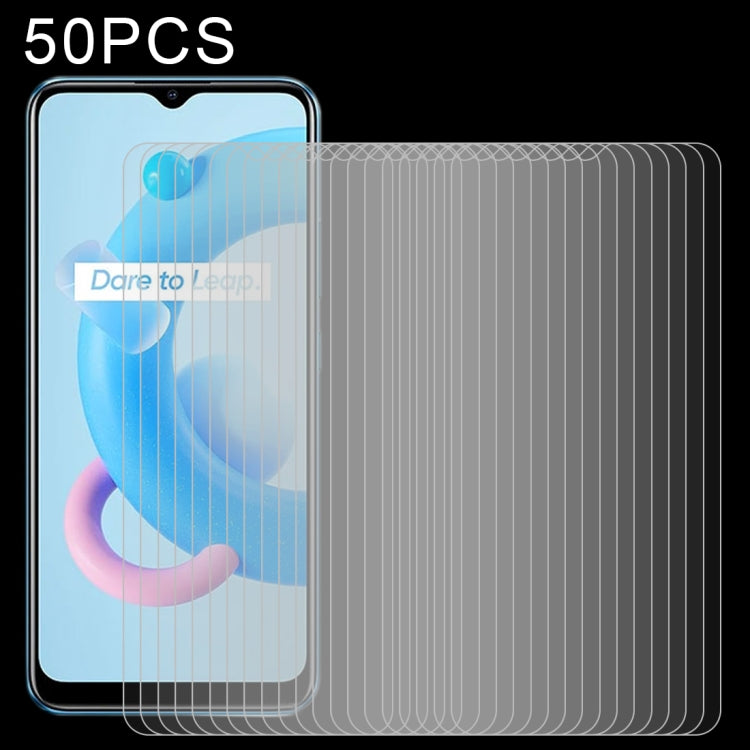 50 PCS 0.26mm 9H 2.5D Tempered Glass Film, For OPPO Realme C25 (50 PCS), For OPPO Realme C21 (50 PCS), For OPPO Realme C15 (50 PCS), For OPPO Realme C12 (50 PCS), For OPPO Realme Q3 Pro Carnival / Q3 Pro 5G (50 PCS), For OPPO Realme C20 (50 PCS)