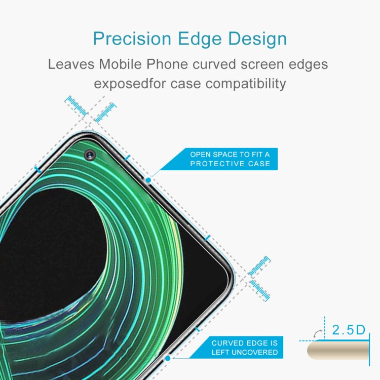 0.26mm 9H 2.5D Tempered Glass Film, For OPPO Realme 8 5G (1 PC), For OPPO Realme 8 / 8 Pro / 9 Pro+ (1 PC)