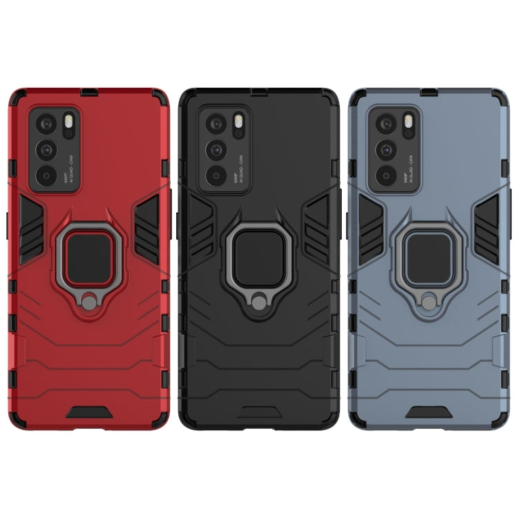 Shockproof PC + TPU Protective Case with Magnetic Ring Holder, For OPPO Reno6 Pro 5G, For OPPO Reno6 Pro+ 5G, For OPPO Reno6 5G, For Xiaomi Redmi Note 10 Pro 5G, For Honor Play 5T