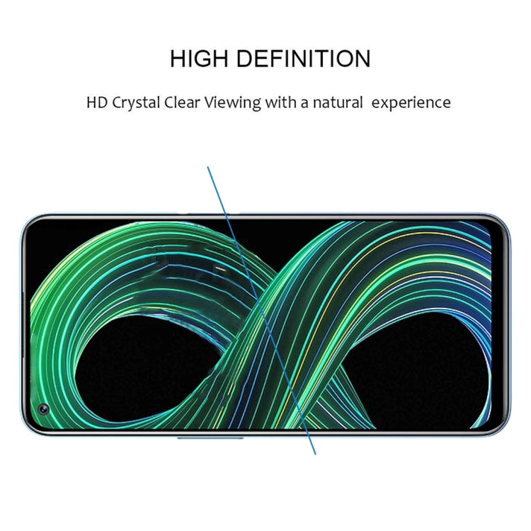 Full Glue Full Cover Screen Protector Tempered Glass Film, For OPPO Realme 8 5G (1 PC), For OPPO Realme 8 / 8 Pro (1 PC)